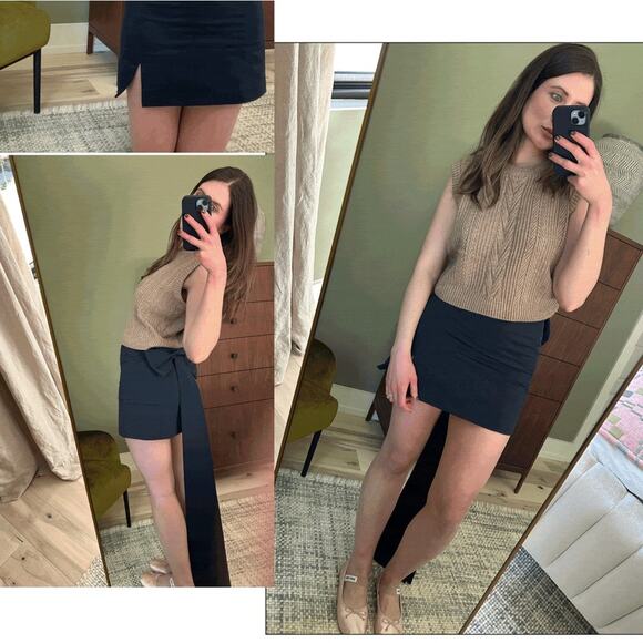 Staud Valery Mini Skirt 6 - Picture 5 of 9